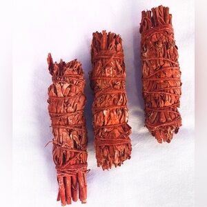6 Dragon Blood Sage Smudge Sticks Meditation Energy Cleanse